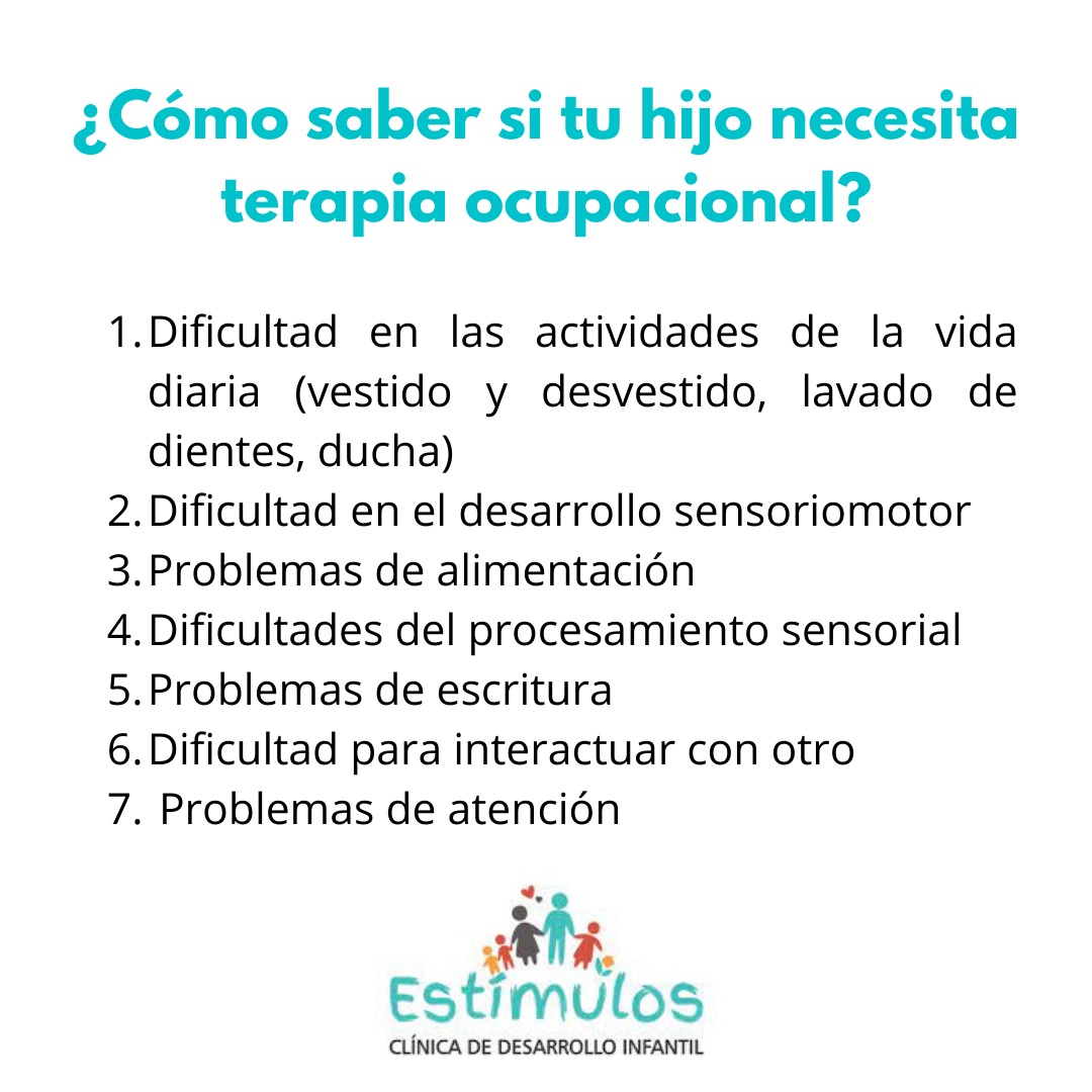 ¿como saber si tu hijo necesita terapia ocupacional?